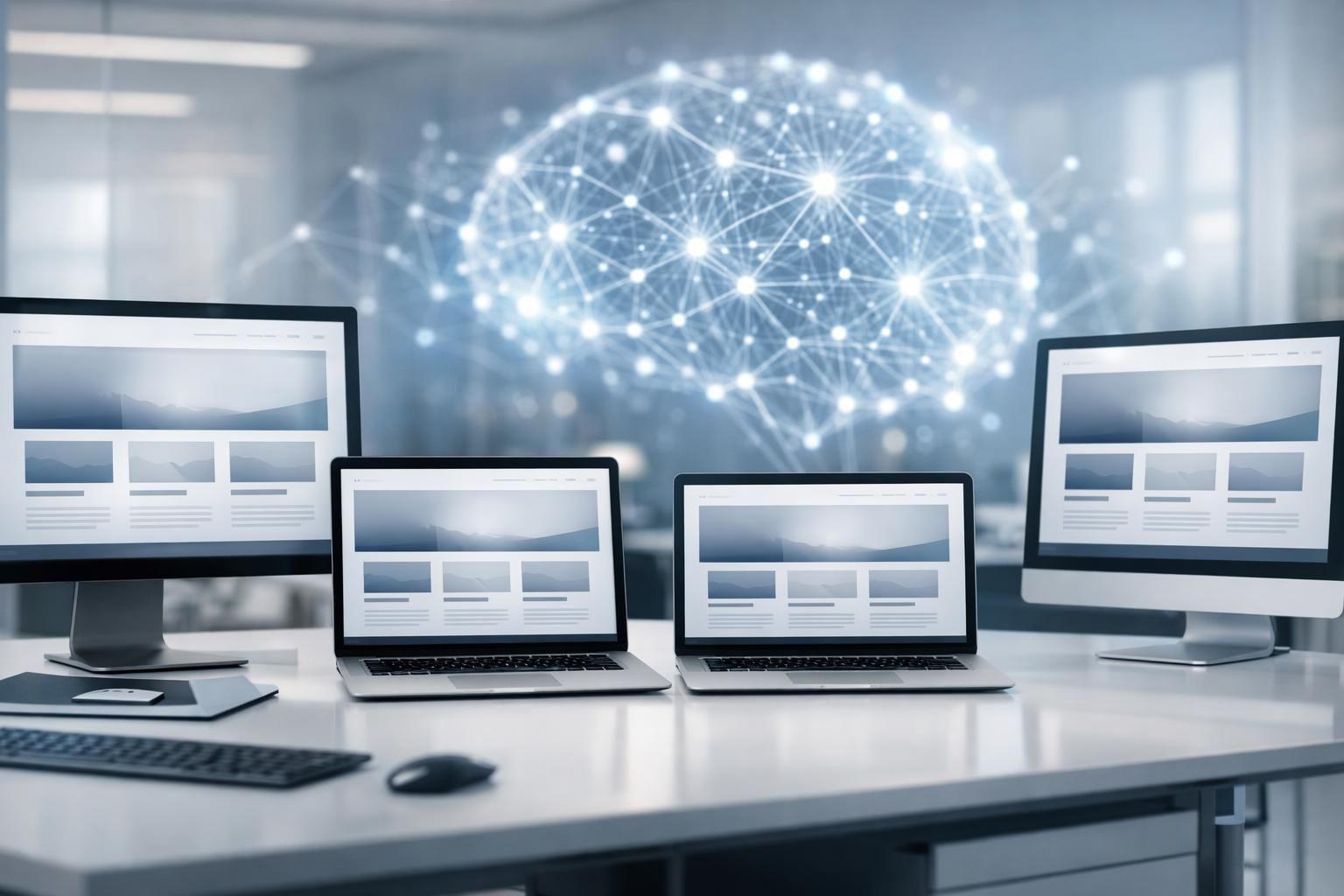entdecken sie, wie künstliche intelligenz und standardisierung das design von websites beeinflussen und warum viele webauftritte heute ähnlich aussehen. erfahren sie mehr über die vor- und nachteile dieser entwicklung.