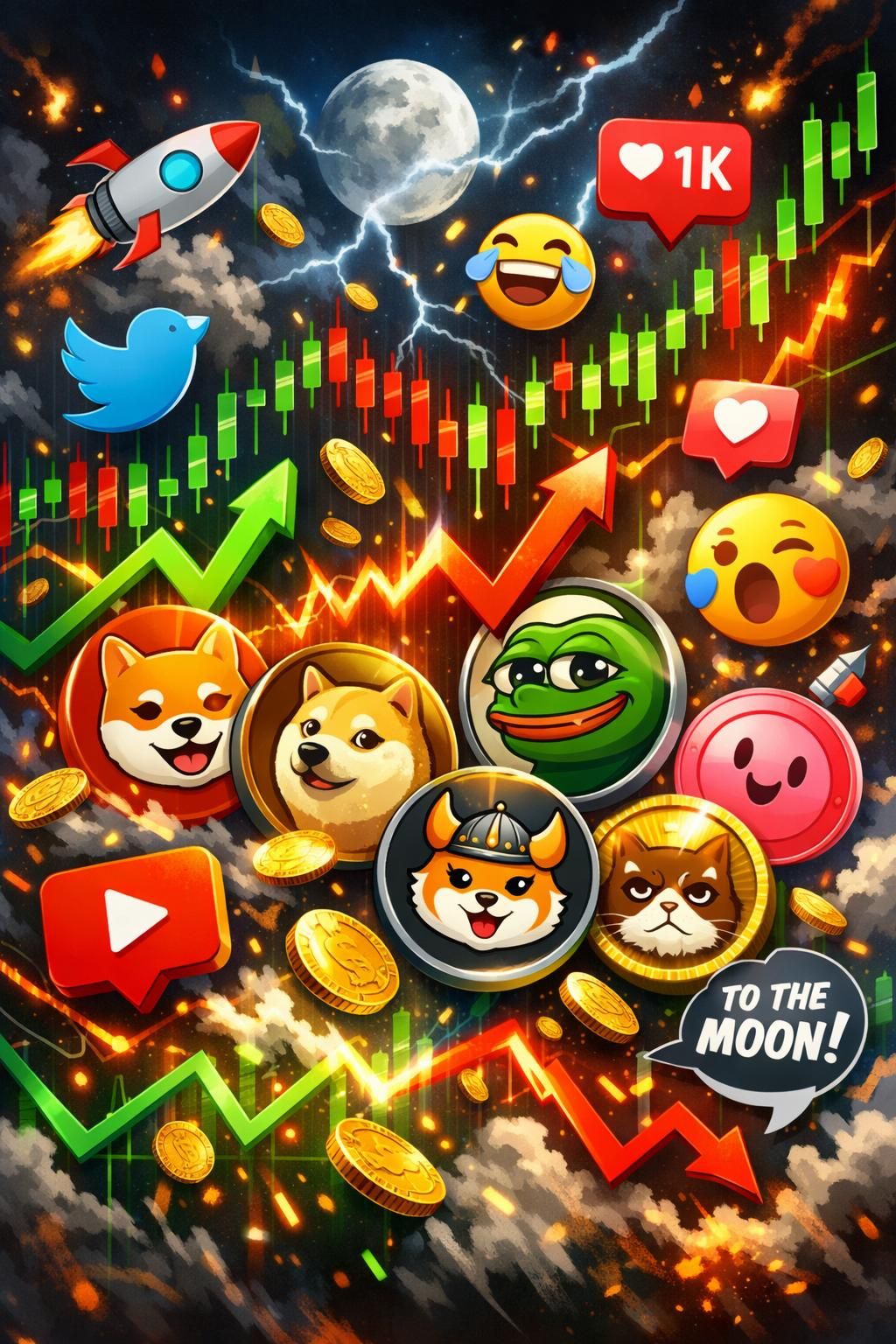 entdecken sie, warum memecoins trotz ihrer extremen volatilität anleger anziehen, und erfahren sie mehr über die einzigartigen faktoren, die diese kryptowährungen so attraktiv machen.